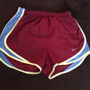 Maroon Nike Dri-Fit Shorts